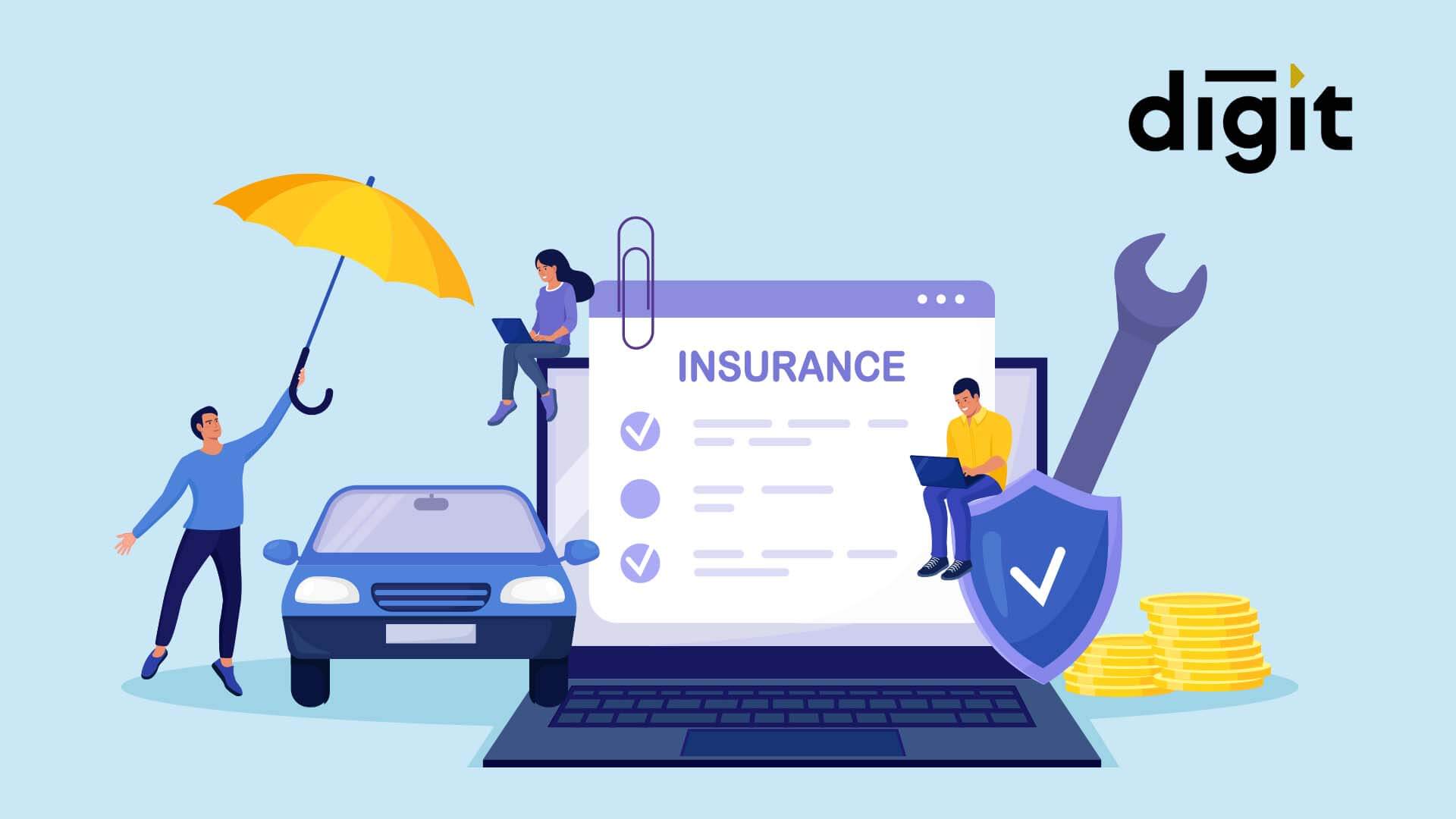 Image of Go Digit Car Insurance Renewal Online in India {Y}