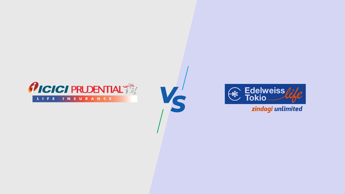 Image of ICICI Prudential Vs Edelweiss Tokio Life Insurance Comparison {Y}