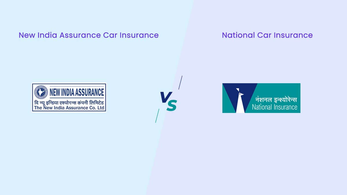 Image of New India Assurance Vs National Car Insurance Comparison {Y}