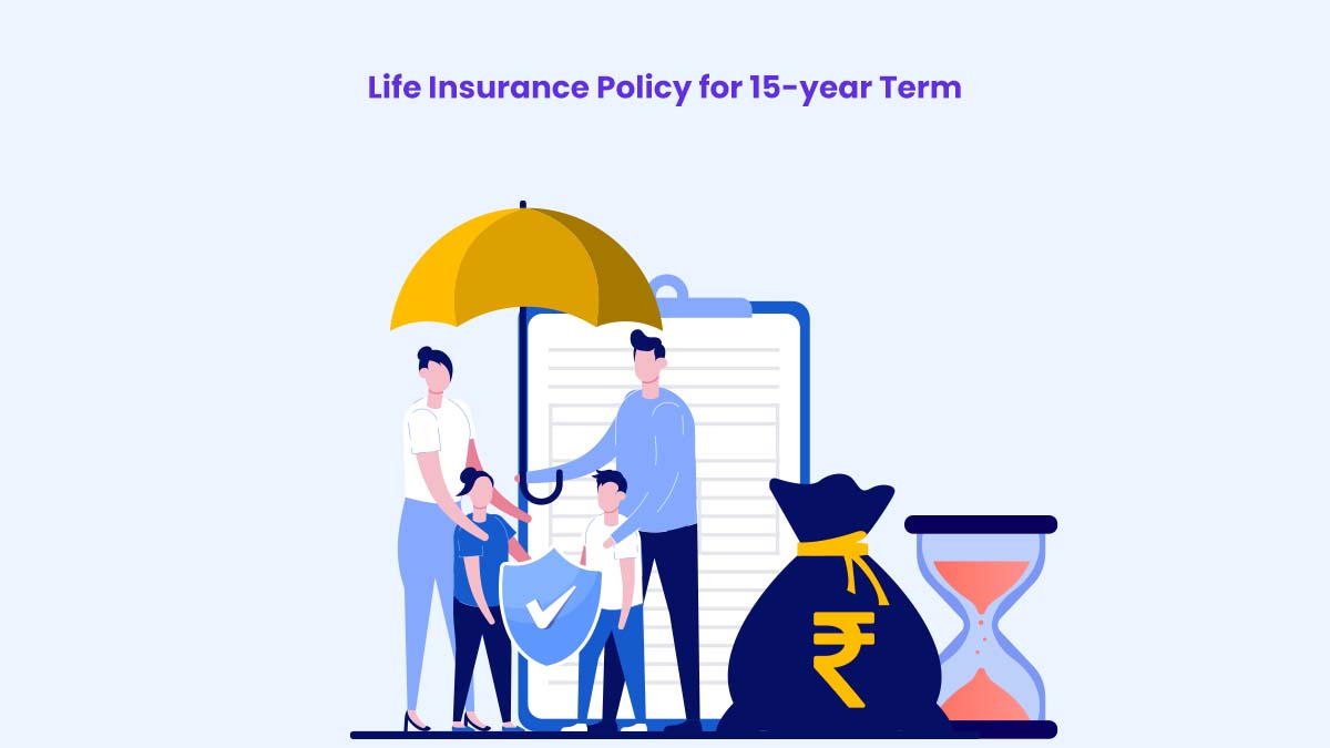 Image of Best 15-year Term Life Insurance Policy in India {Y}