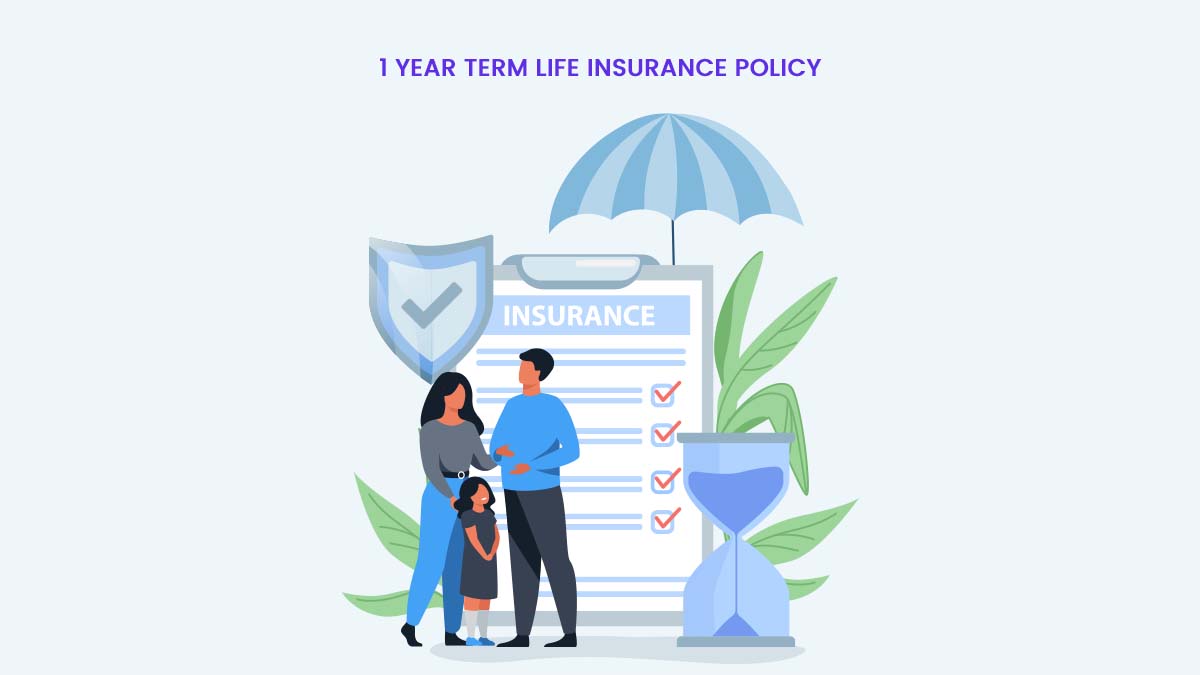 Image of Best 1 Year Term Life Insurance Policy in India {Y}