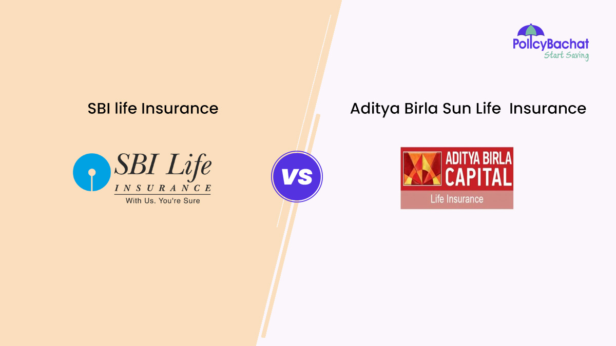 Image of SBI Vs Aditya Birla Sun Life Insurance Comparison {Y}
