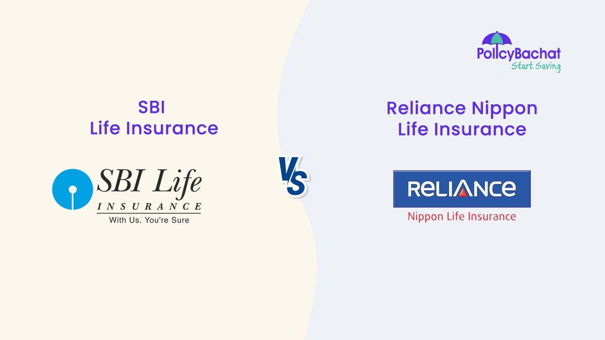 Image of SBI Vs Reliance Nippon Life Insurance Comparison {Y}