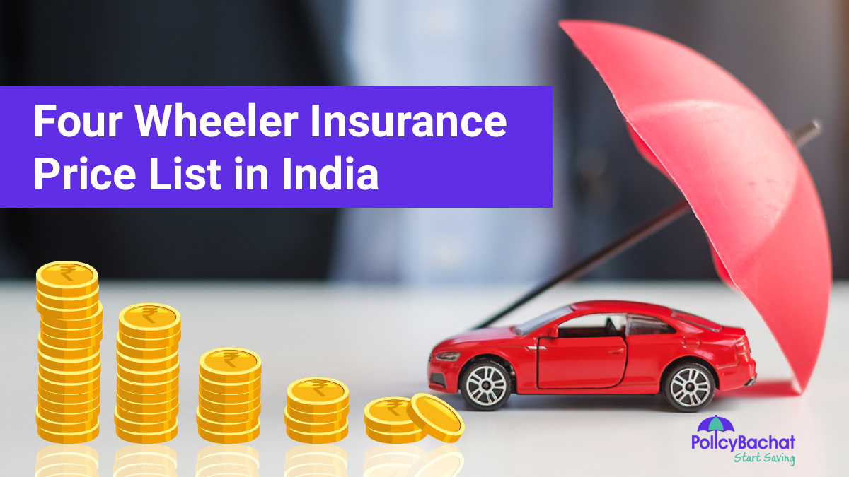 Image of Four Wheeler Insurance Price in India {Y} – Starts at Rs.2072* Only