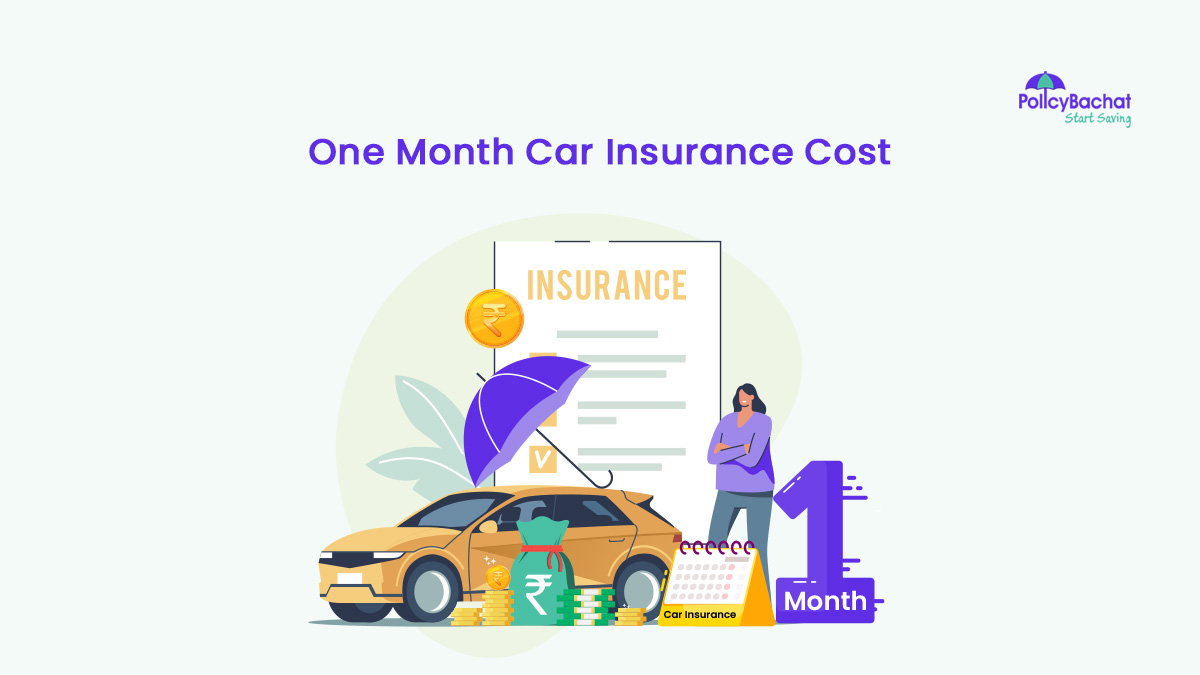 Image of One Month Car Insurance Cost in India {Y}
