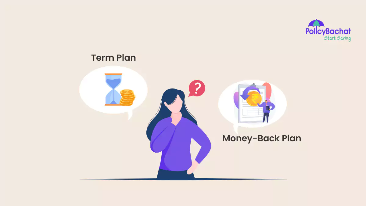 Image of Term Plan Vs Money-Back Plan Comparison Online in India 2025