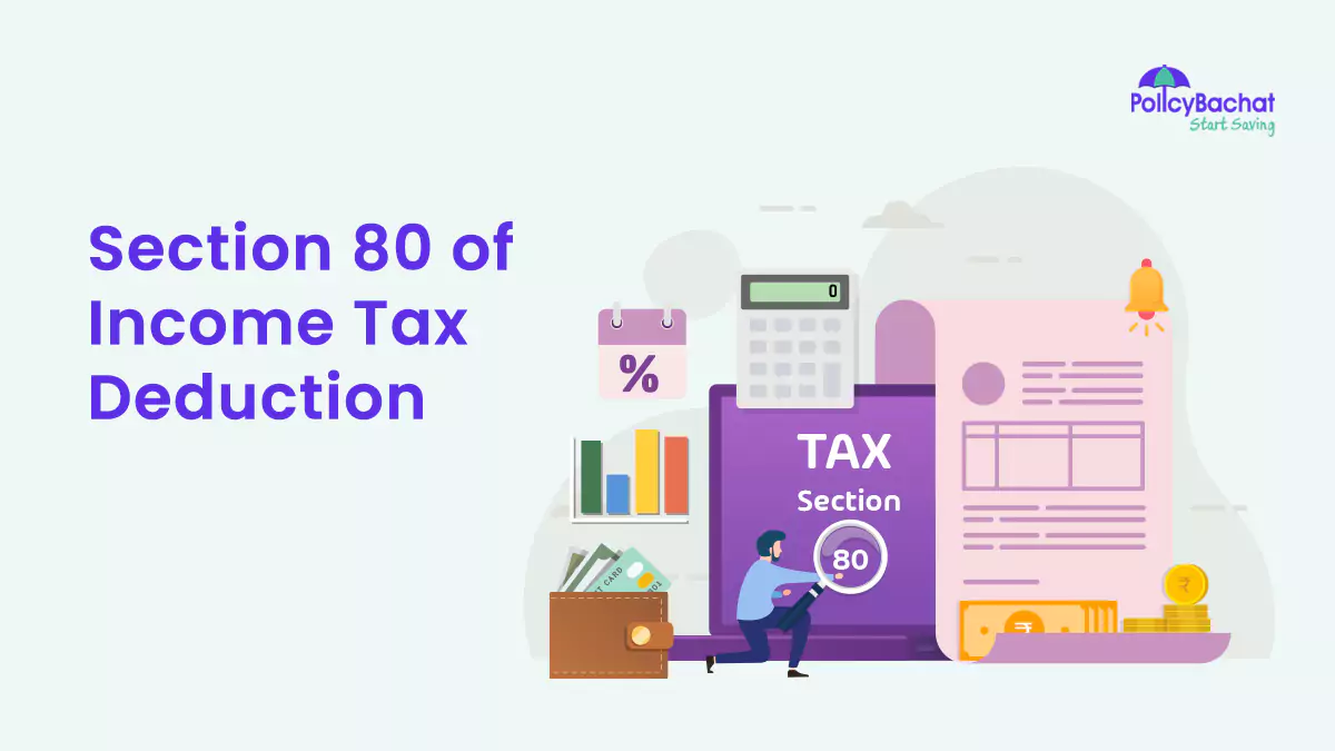 Image of Income Tax Section 80 - How Can You Save Tax in India {Y}