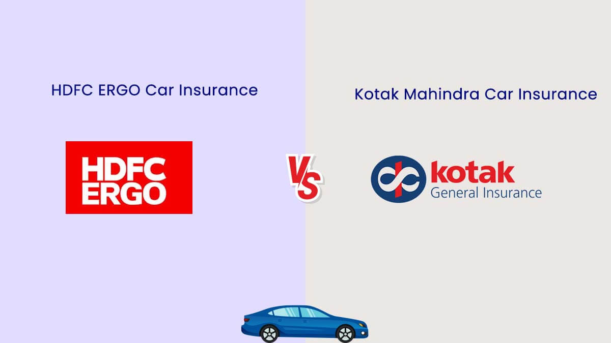 Image of HDFC ERGO vs Kotak Mahindra Car Insurance Comparison {Y}