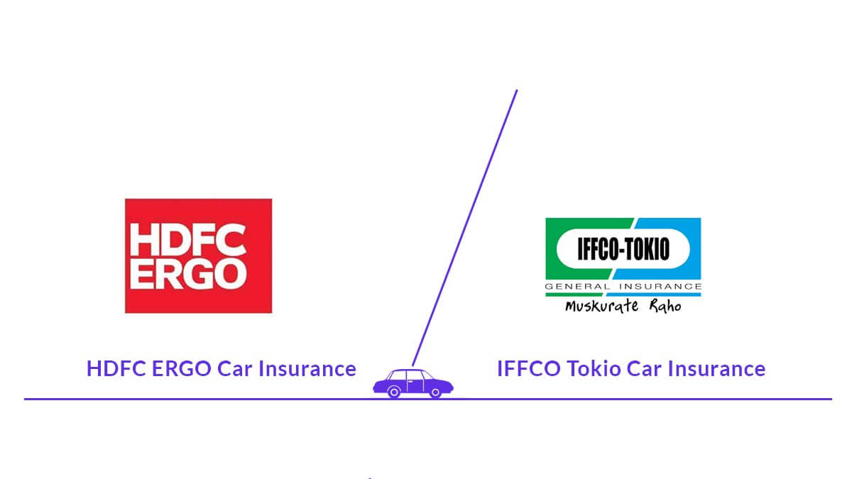 Image of HDFC ERGO vs IFFCO Tokio Car Insurance Comparison {Y}