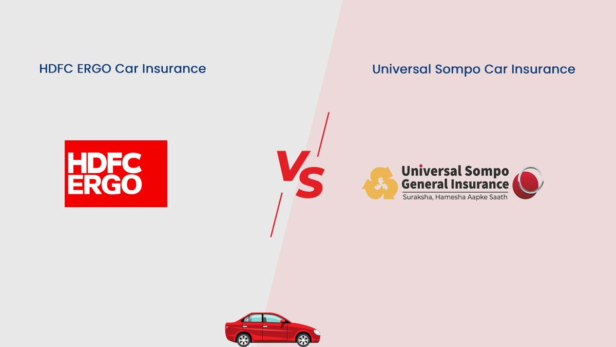 Image of HDFC ERGO Vs Universal Sompo Car Insurance Comparison {Y}