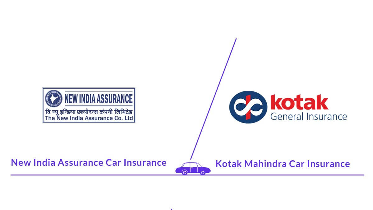 Image of New India Assurance vs Kotak Mahindra Car Insurance Comparison {Y}
