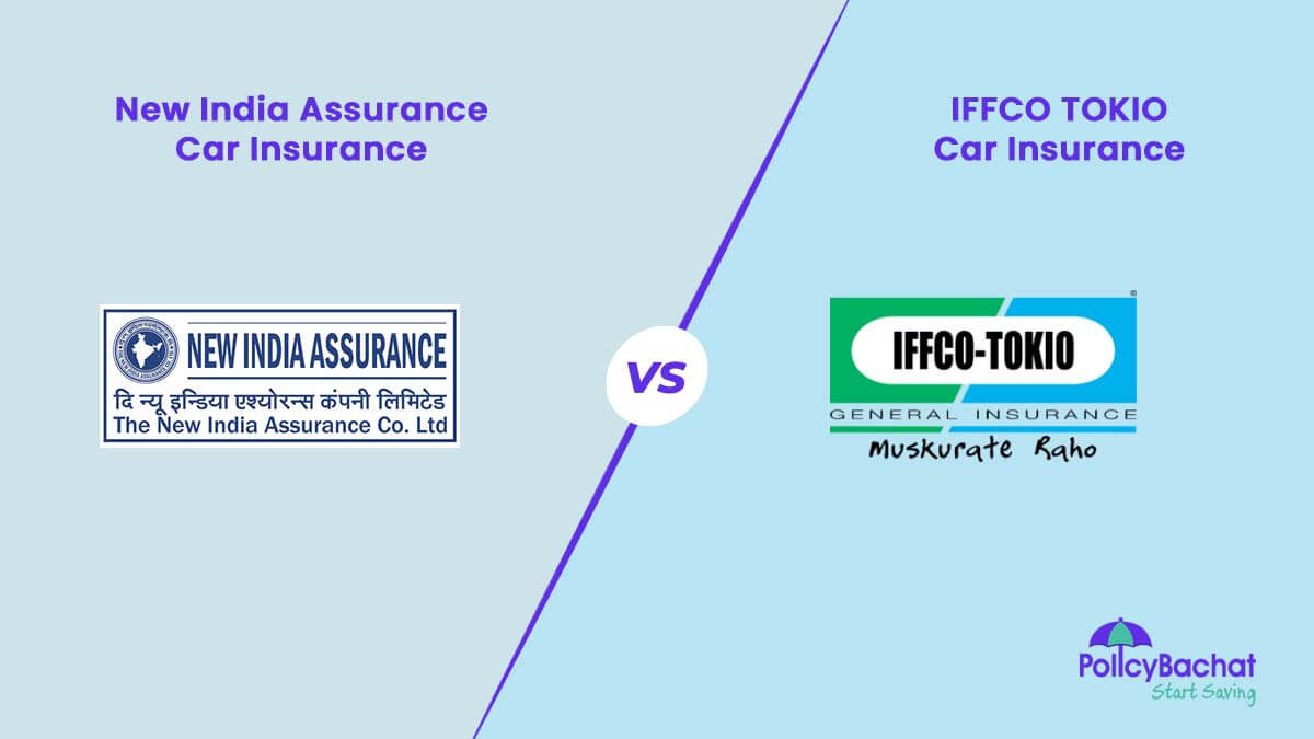Image of New India Assurance vs IFFCO Tokio Car Insurance Comparison {Y}