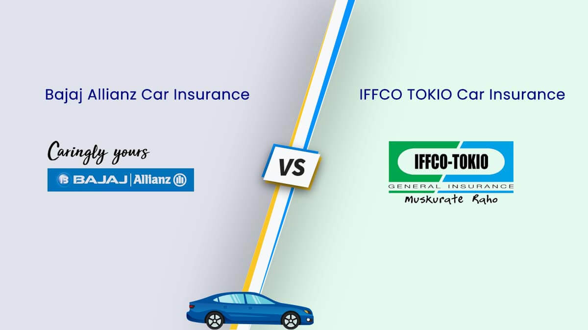 Image of Bajaj Allianz vs IFFCO Tokio Car Insurance Comparison {Y}