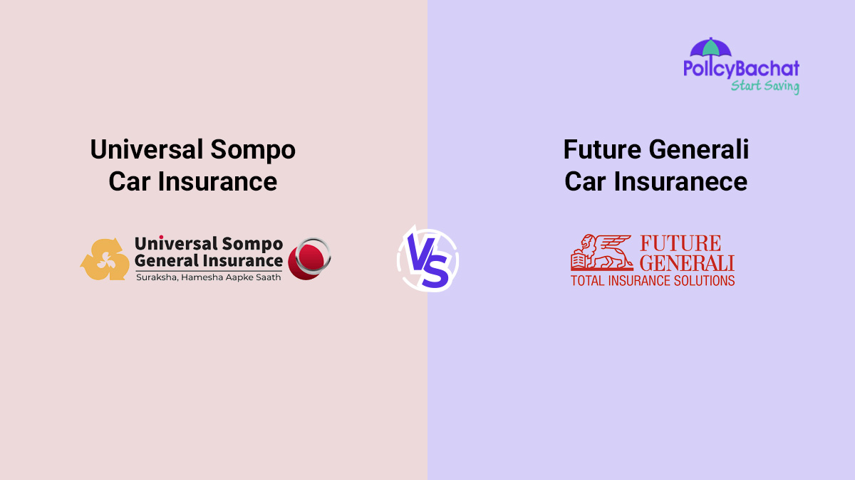 Image of Universal Sompo Vs Future Generali Car Insurance Comparison {Y}