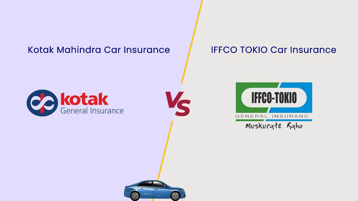 Image of Kotak Mahindra vs IFFCO TOKIO Car Insurance Comparison {Y}