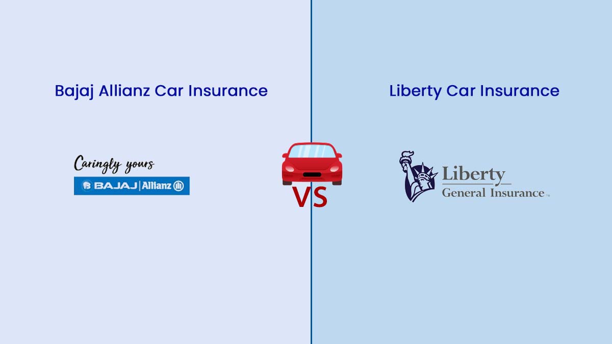 Image of Bajaj Allianz vs Liberty Car Insurance Comparison {Y}
