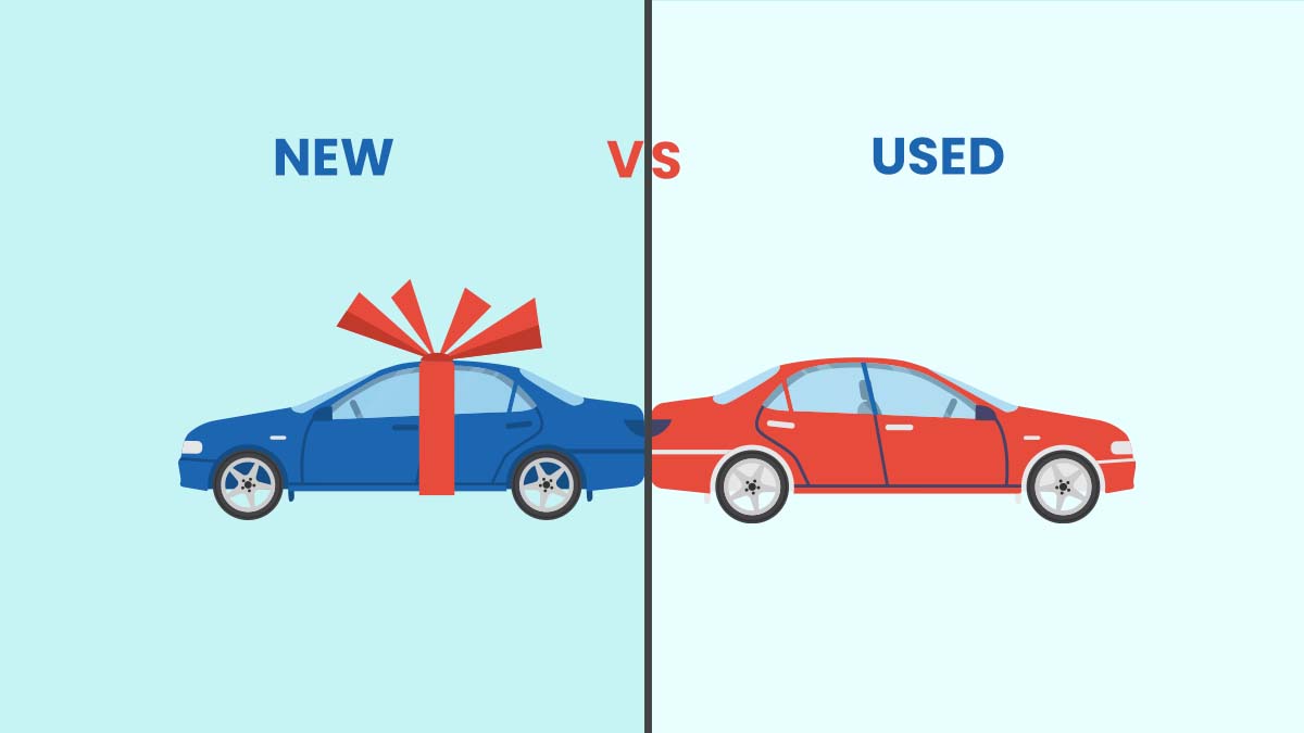 Image of Car insurance premiums for New Car vs Used Car {Y}