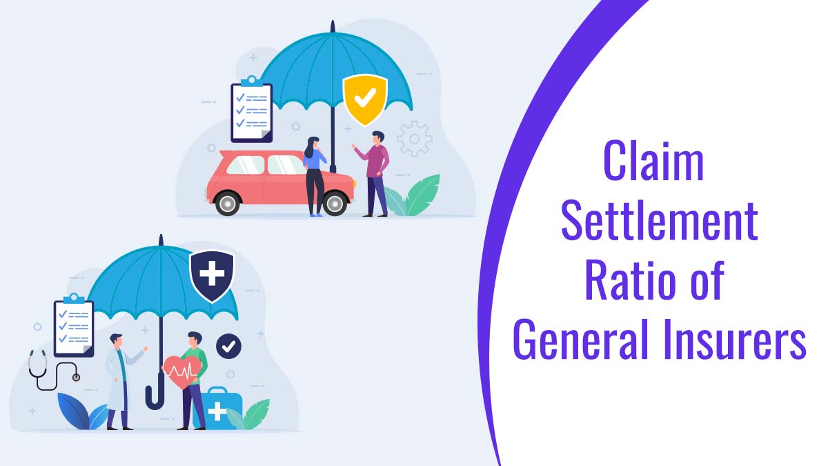 Image of Claim Settlement Ratio of General Insurers in India {Y}